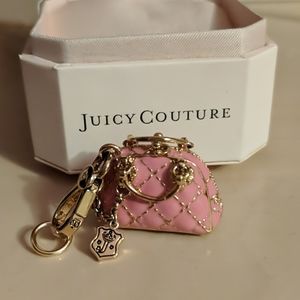 Juicy Couture pink handbag charm